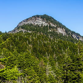 Rocky peak at Grandfather Mountain